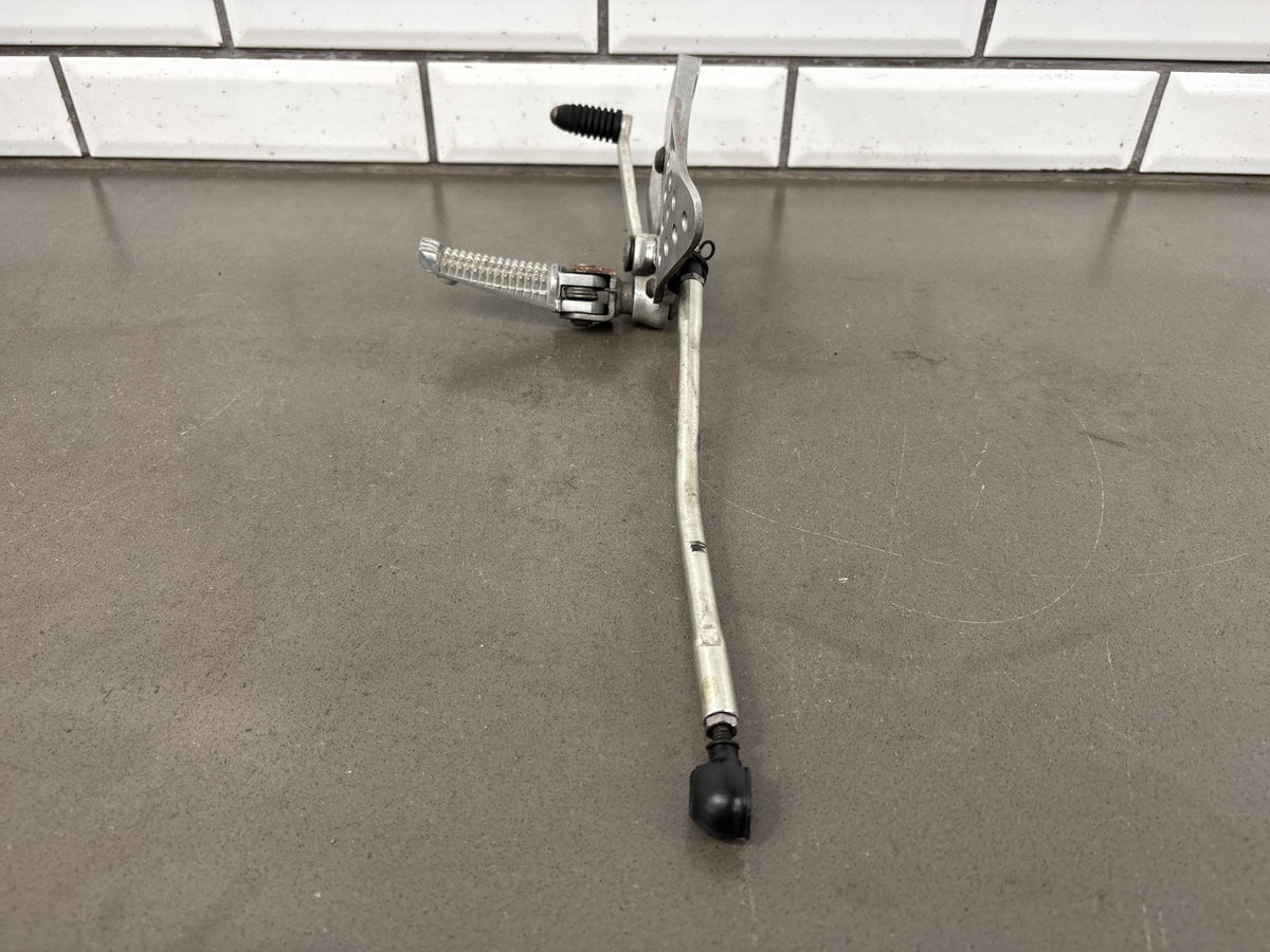 1999-2002 Yamaha YZF-R6 Left Rearset Foot Peg Bracket Shift Lever Rod OEM