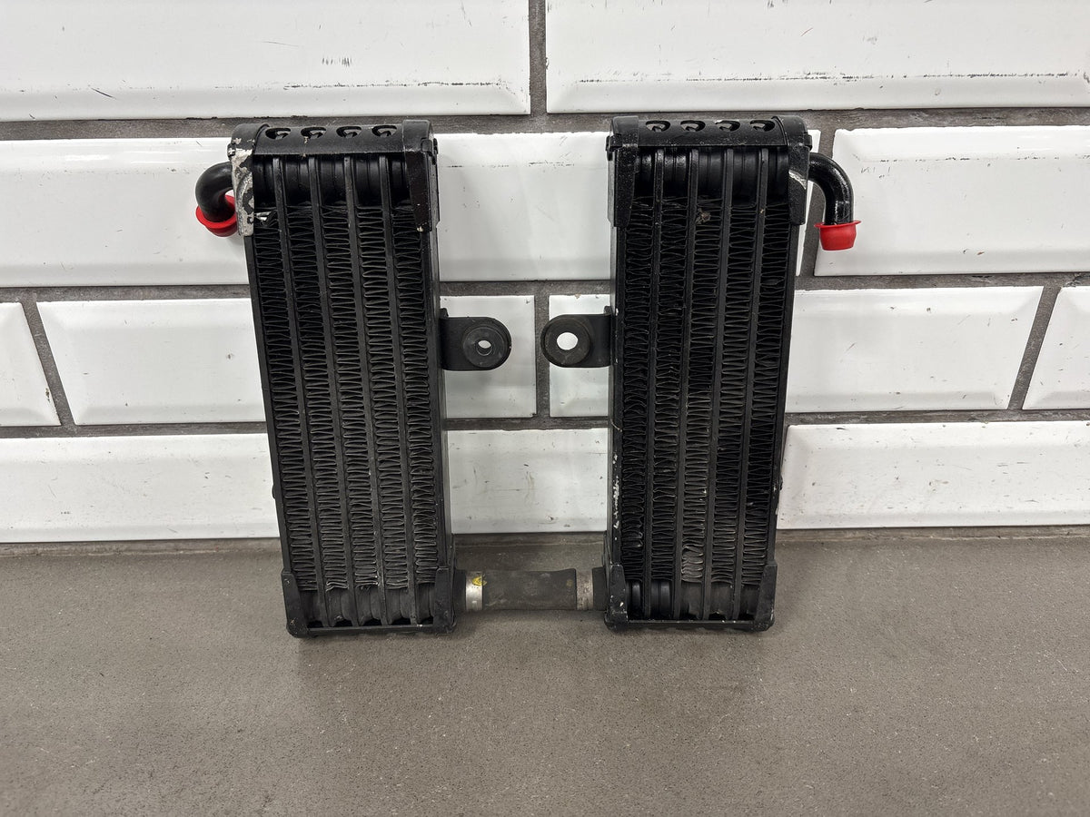 2004-2010 Aprilia RSV 1000 R Oil Coolers Pair OEM Tested Low Mileage