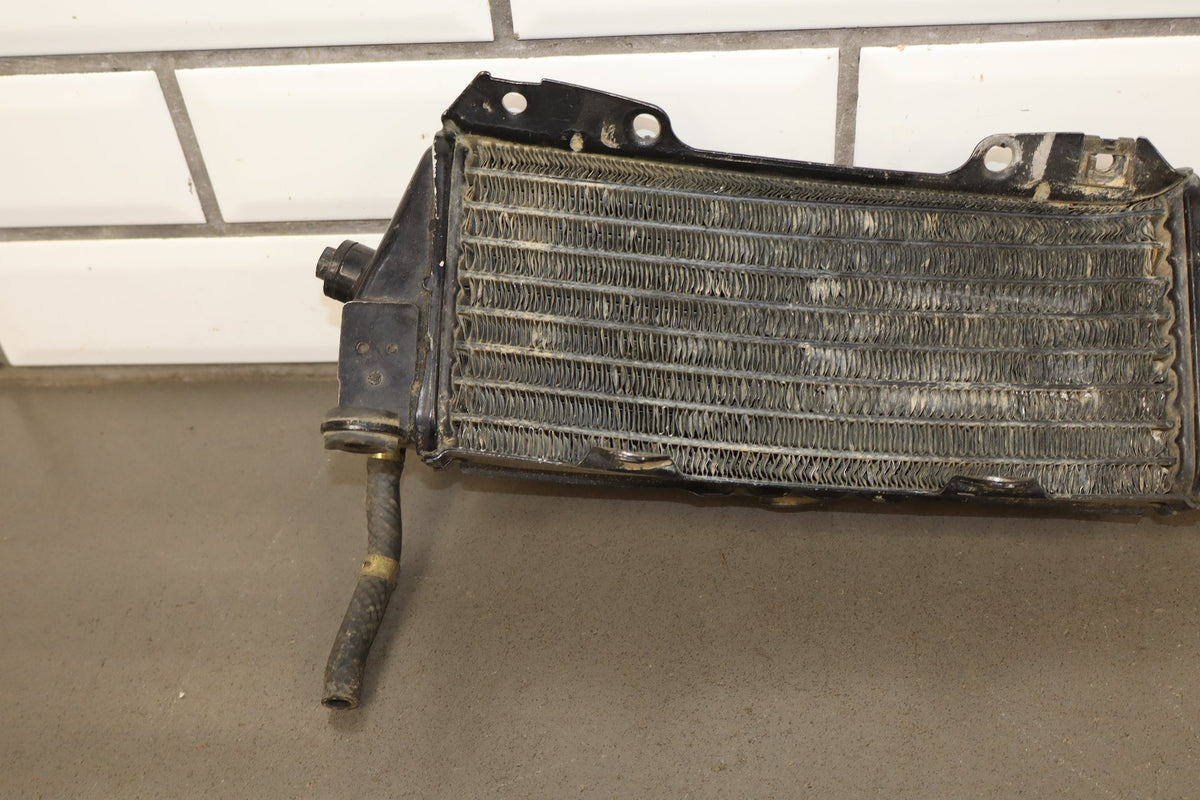 1990-1993 Kawasaki KX250 Left Right OEM Radiator Set with Hoses
