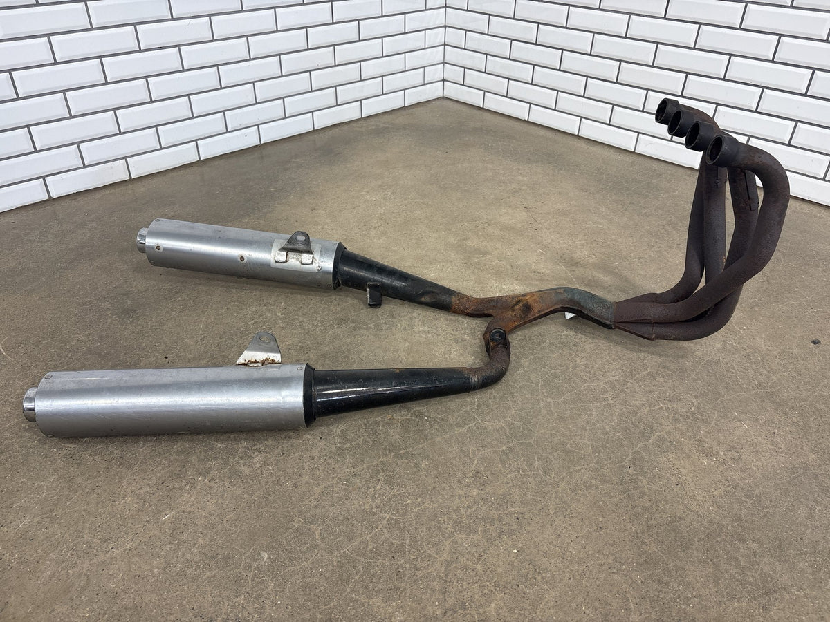 1990-1993 Kawasaki Ninja ZX11 Complete OEM Exhaust System Header Pipes