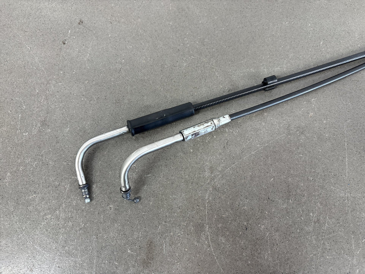 2002-2006 Harley Road King FLHRI FLHRCI EFI Throttle & Idle Cables OEM 56376-02