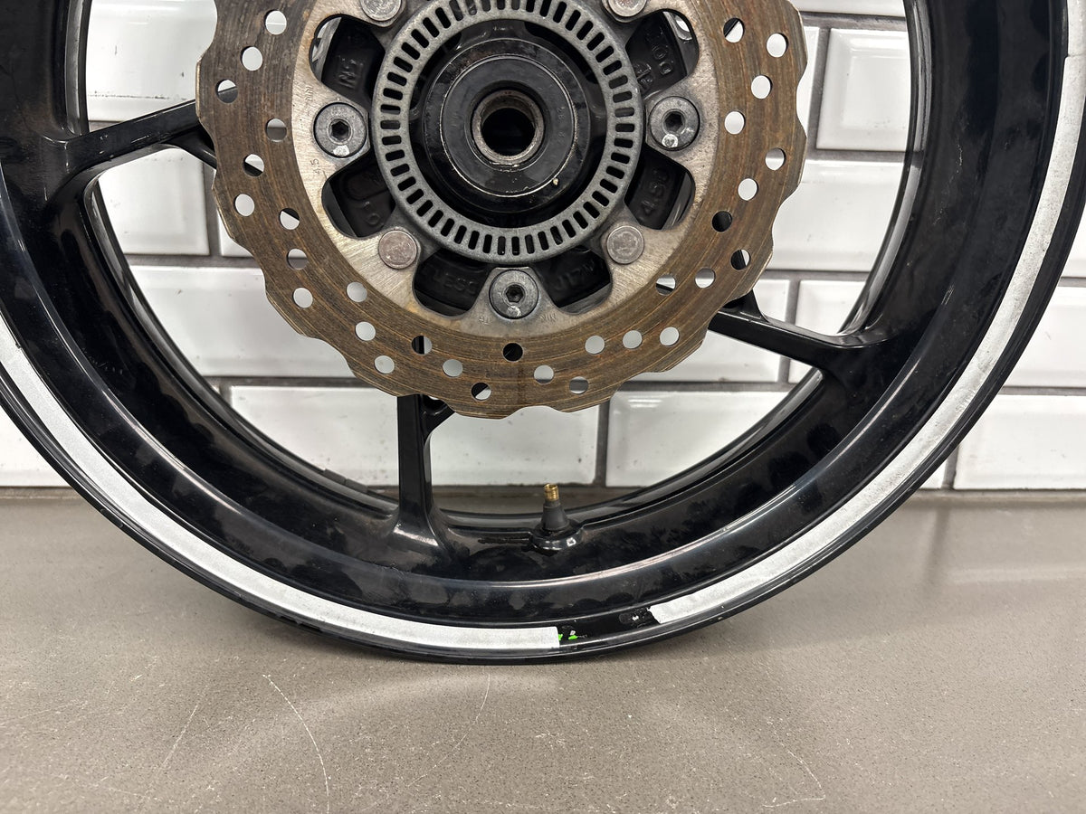17-25 Kawasaki Ninja 650 EX650 Rear Wheel Rotor Sprocket (Gloss Black, No Tire)