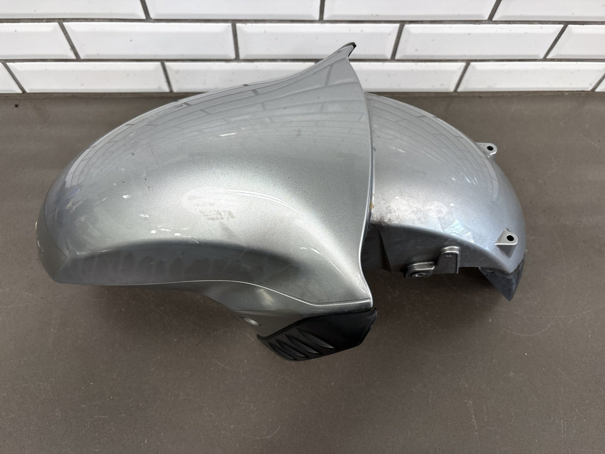 2010-2014 Kawasaki Concours 14 ZG1400 Front Fender Silver 35004-0155-17M