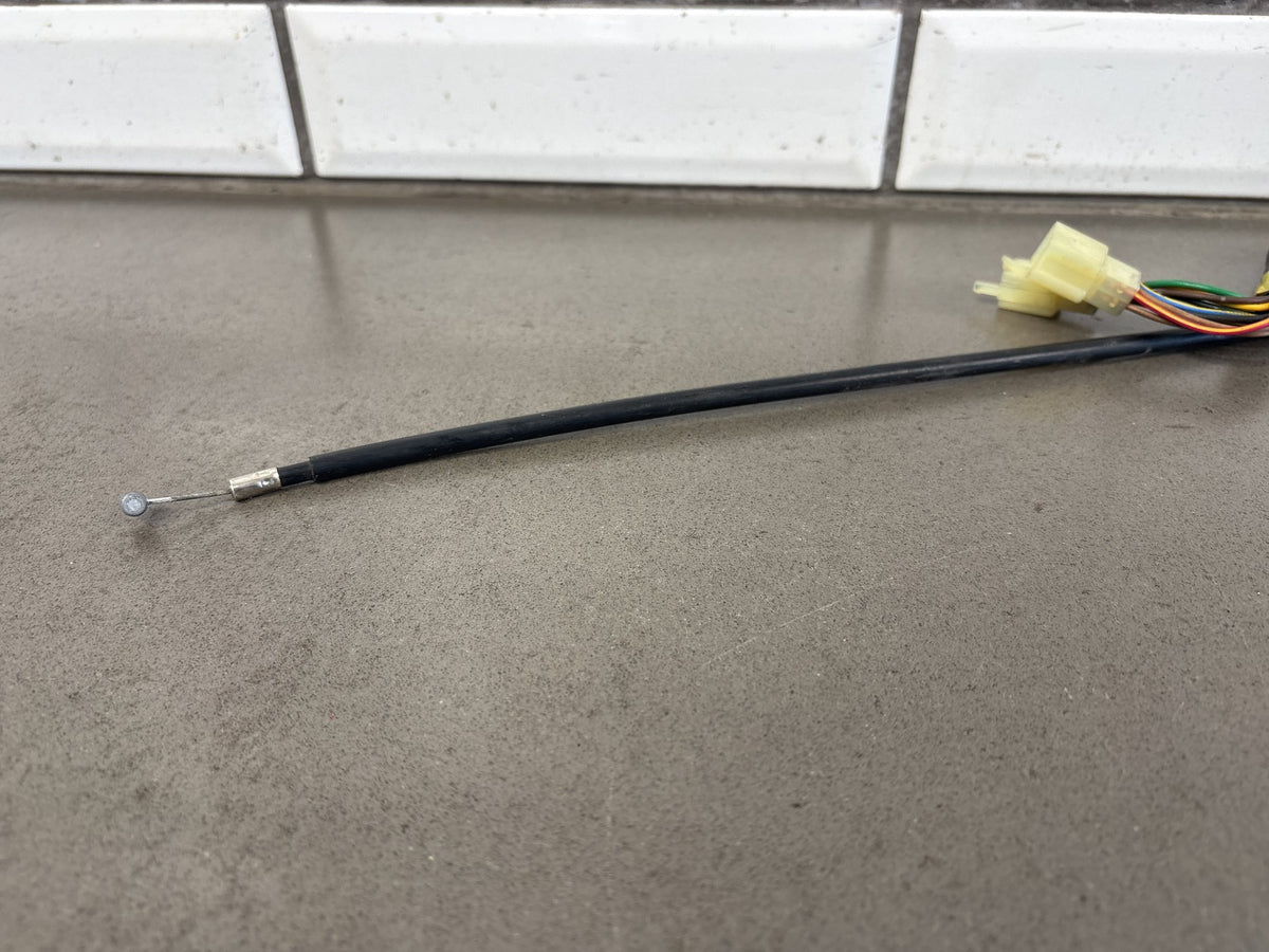 1999-2007 Yamaha YZF600R 3K Mile Left Switch Housing Black Choke Lever Cable OEM