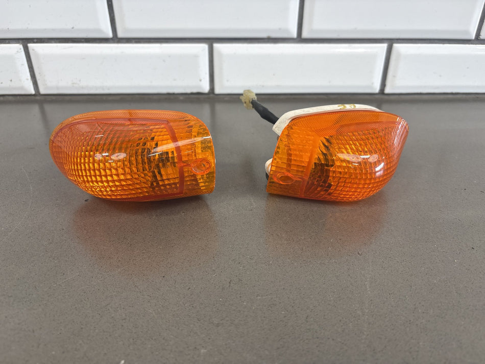 1990-1993 Kawasaki ZX-11 ZX1100C Front Turn Signal Pair LH RH OEM 23040-1208