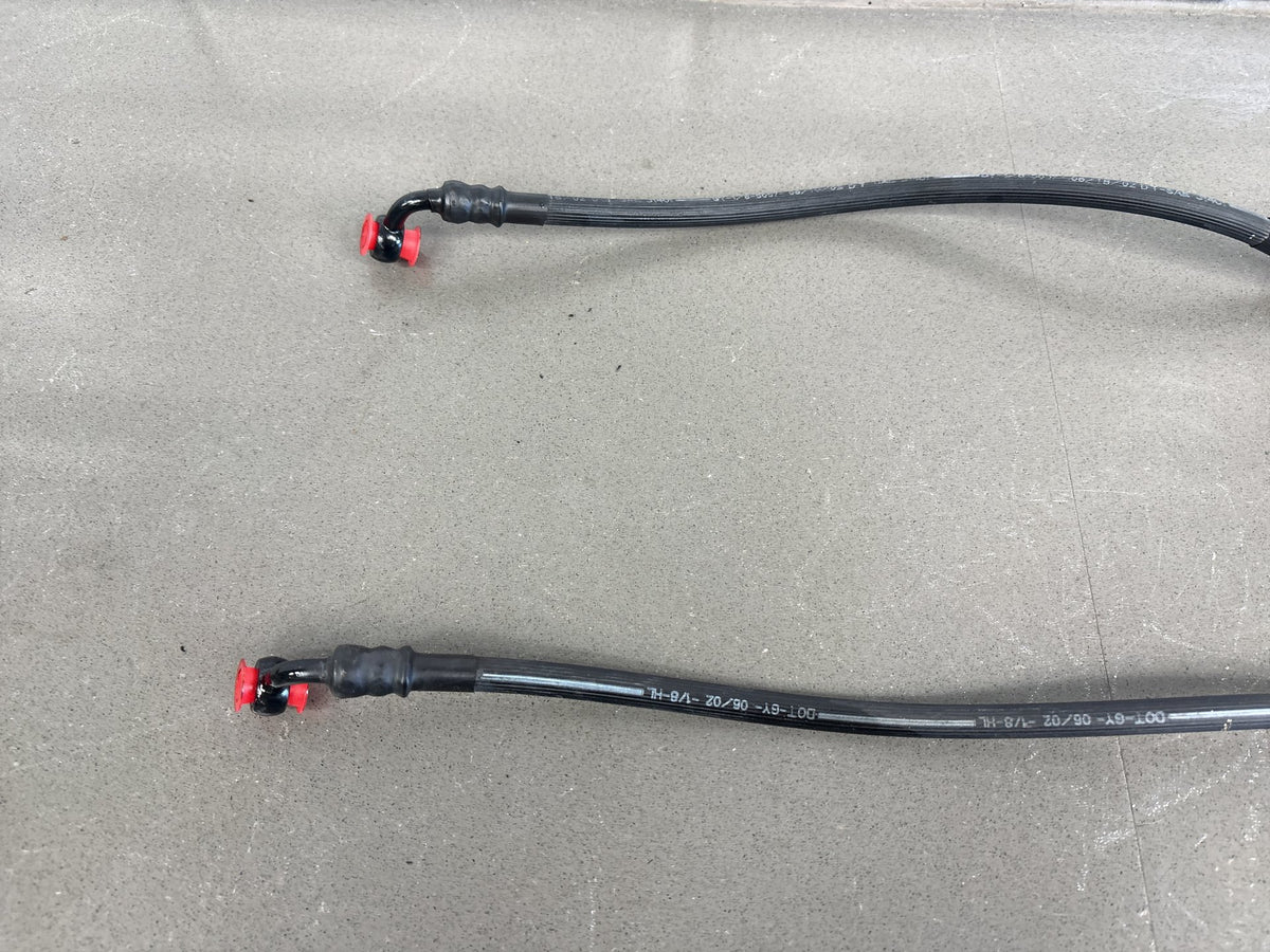 99-05 Harley Road King FLHR FLHRI FLHRCI Front Brake Line Black OEM 43350-96C